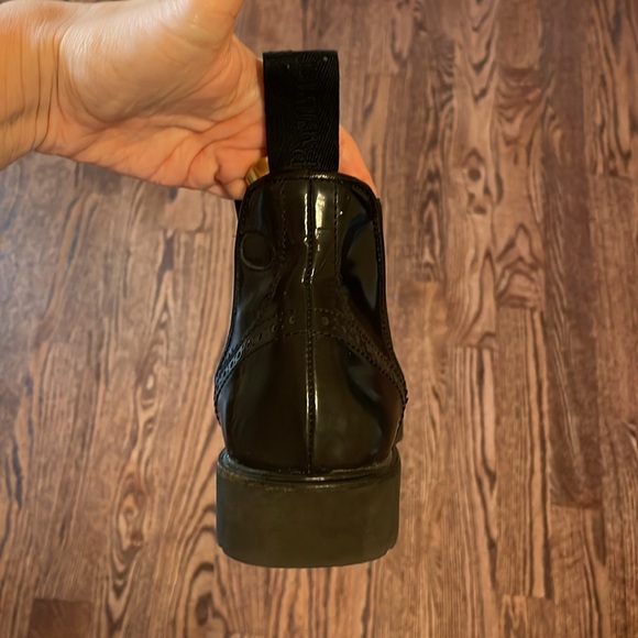 Cesare Paciotti Glossy Black Patent Leather Boots - Picture 4 of 8